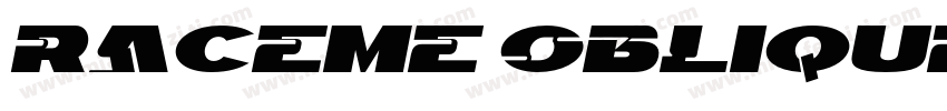 Raceme Oblique字体转换
